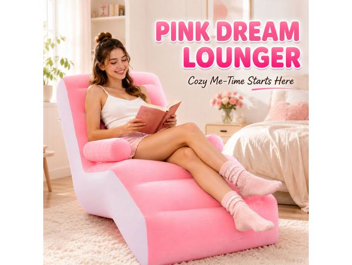 1PC Canapé Gonflable Portable, Chaise Longue d'Extérieur, Fauteuil Relaxant, Chaise Flottante pour Piscine, Plage, Camping, Jardin