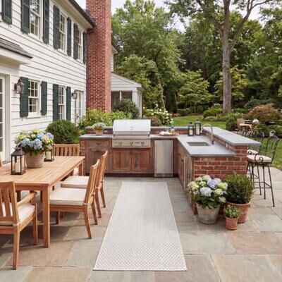 SAFAVIEH Sisal All-Weather Onorina Transitional Indoor/Outdoor Rug