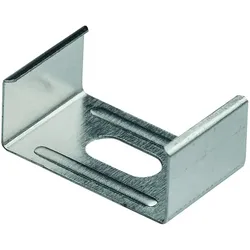 Rutec Projekt Montageklammer für Profile UP18/12 / TUP18/18 / TKP18/18, 2 Stück + 2x Schraube, Metall RUP-PFD090
