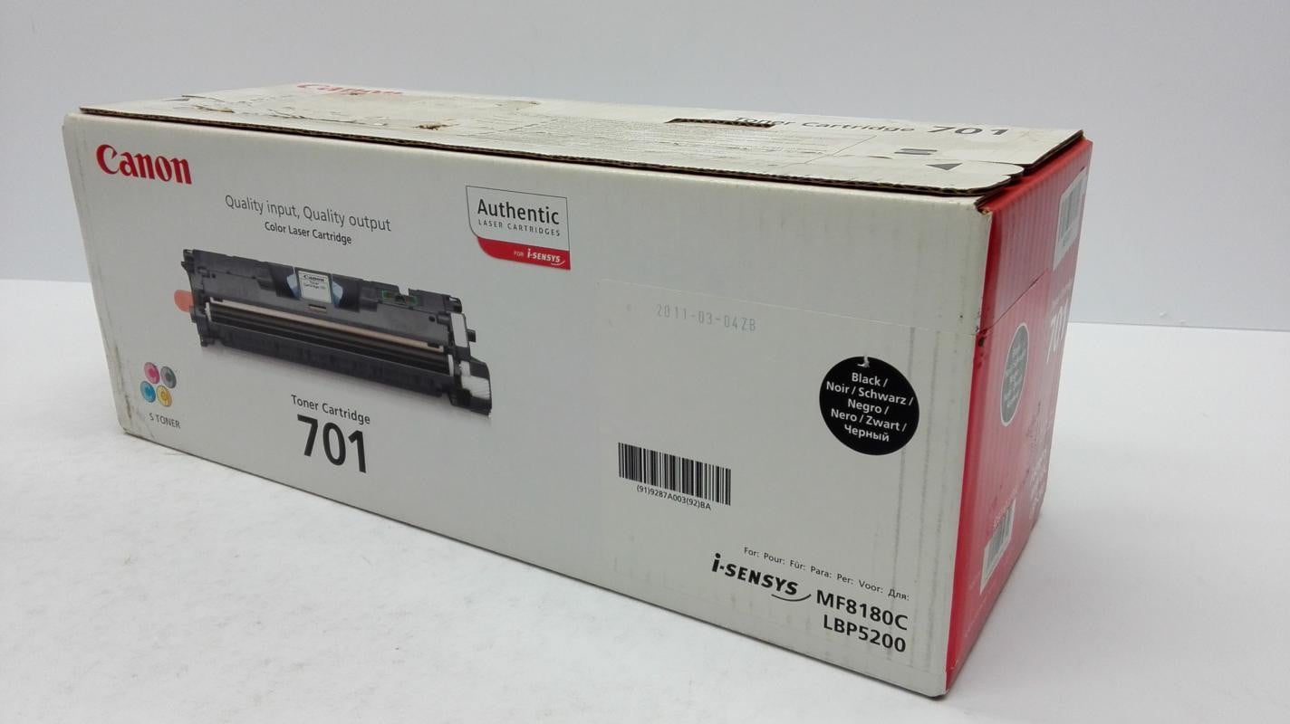 Canon 701 inktcartridges, 4000 stuks, zwart