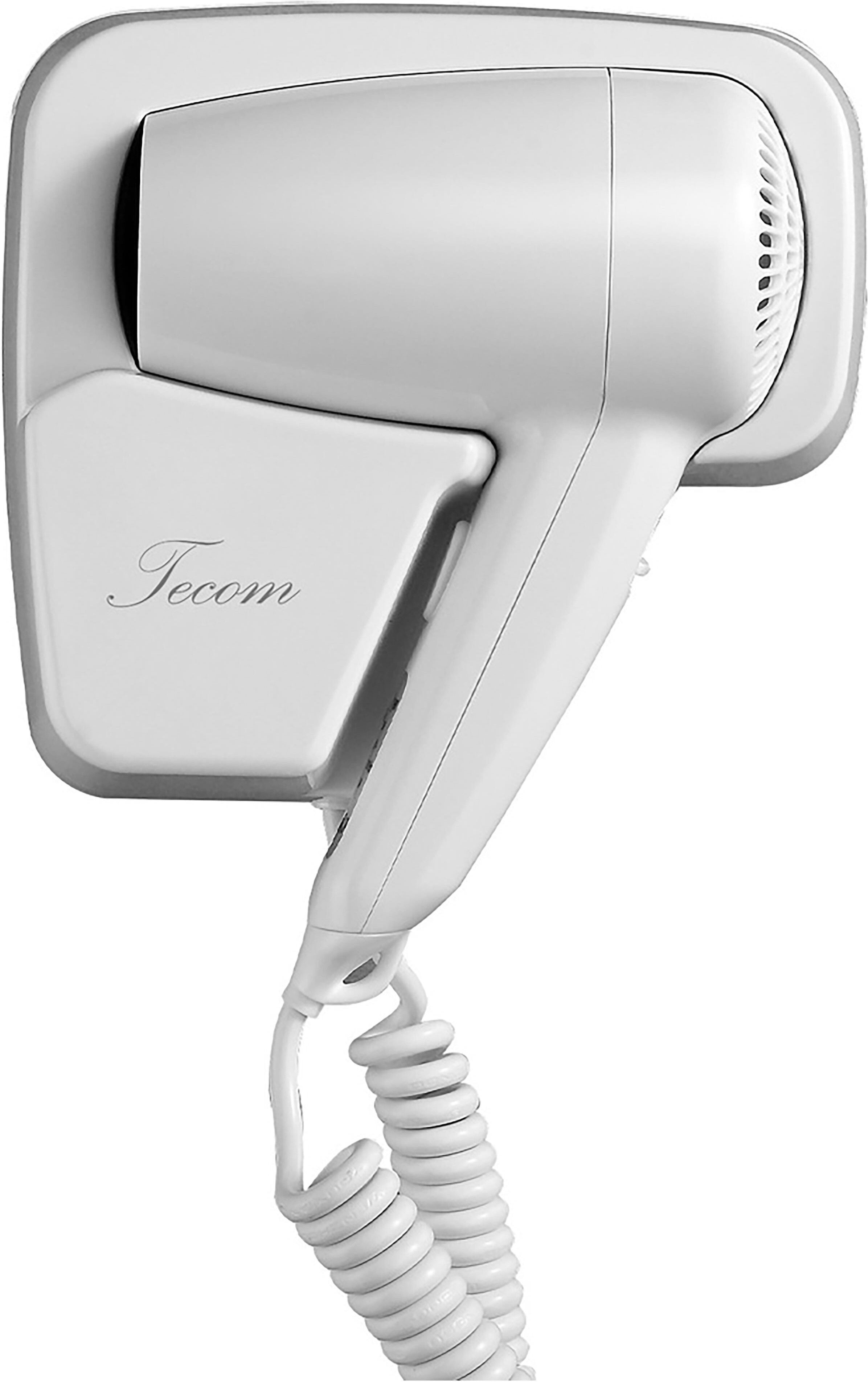 Tecnomat ASCIUGACAPELLI ELETTRICO TWIST PLUS 1300 W COLORE BIANCO FISSAGGIO A MURO