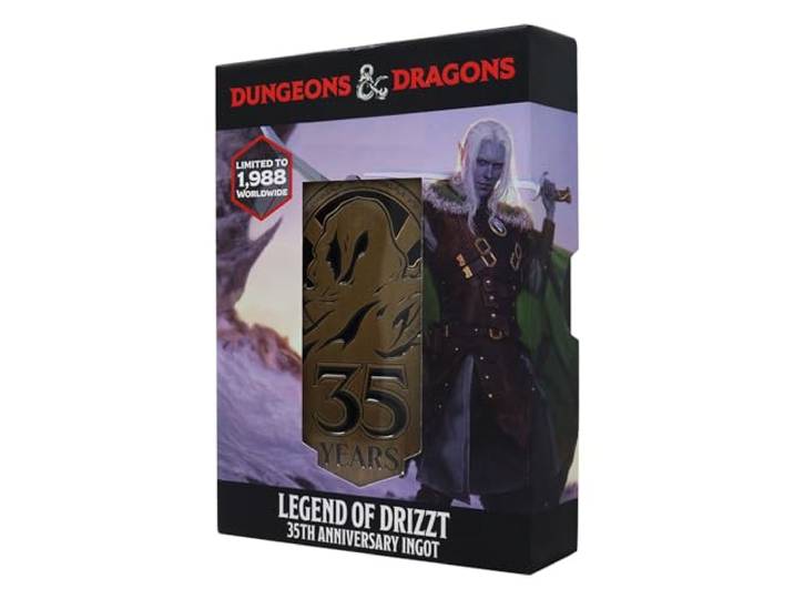 Fanattik Dungeons & Dragons Lingot 35-jarig jubileum Legend of Drizzt Limited Edition