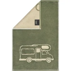 Postcards Handtuch Camper 30 x 50 cm, grün