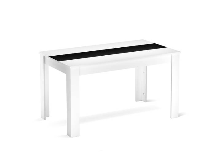 Esstisch ACCENT mit Wendeplatte 140 x 80 cm weiss