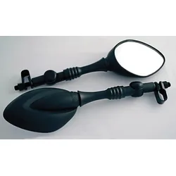 HIGHSIDER smart Spiegel Universal Schwarz Mit Gelenk (Paar)