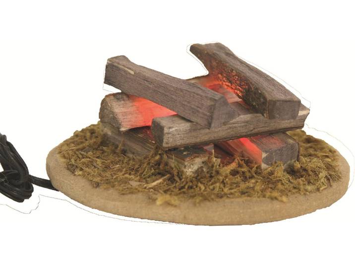 Krippen-Zubehör BOTANIC-HAUS Feuerstelle , braun (braun, bunt), Ø:6,5cm, Dekofiguren, Krippen-Zubehör