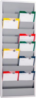 Werkstattplaner Eichner 9019-00202, zweireihig, für 20 Auftragstaschen, grau