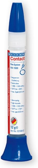 WEICON VA 1500 Cyanacrylat-Klebstoff, Sekundenkleber für Gummi, Metall, saugende und poröse Werkstoffe, 12 g (12150012)