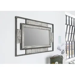 Spiegel Mango 76x4x122 grau lackiert HEAVY INDUSTRY #155