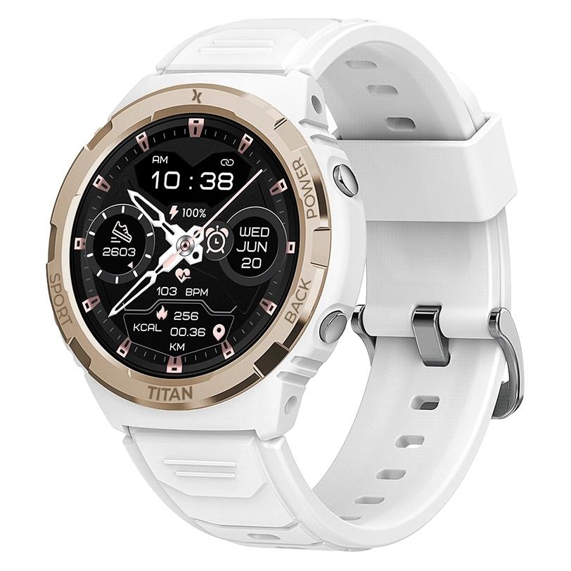 Maxcom FW100 Titan Valkiria Smartwatch (44 mm, ohne SIM) (MAXCOMFW100WITE)