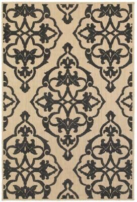 Style Haven Cara Mixed Pile Filigree Medallion Indoor-Outdoor Rug