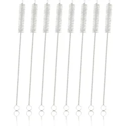 Trinkhalme Reinigungsbürsten, Edelstahl, 20cm, 8er