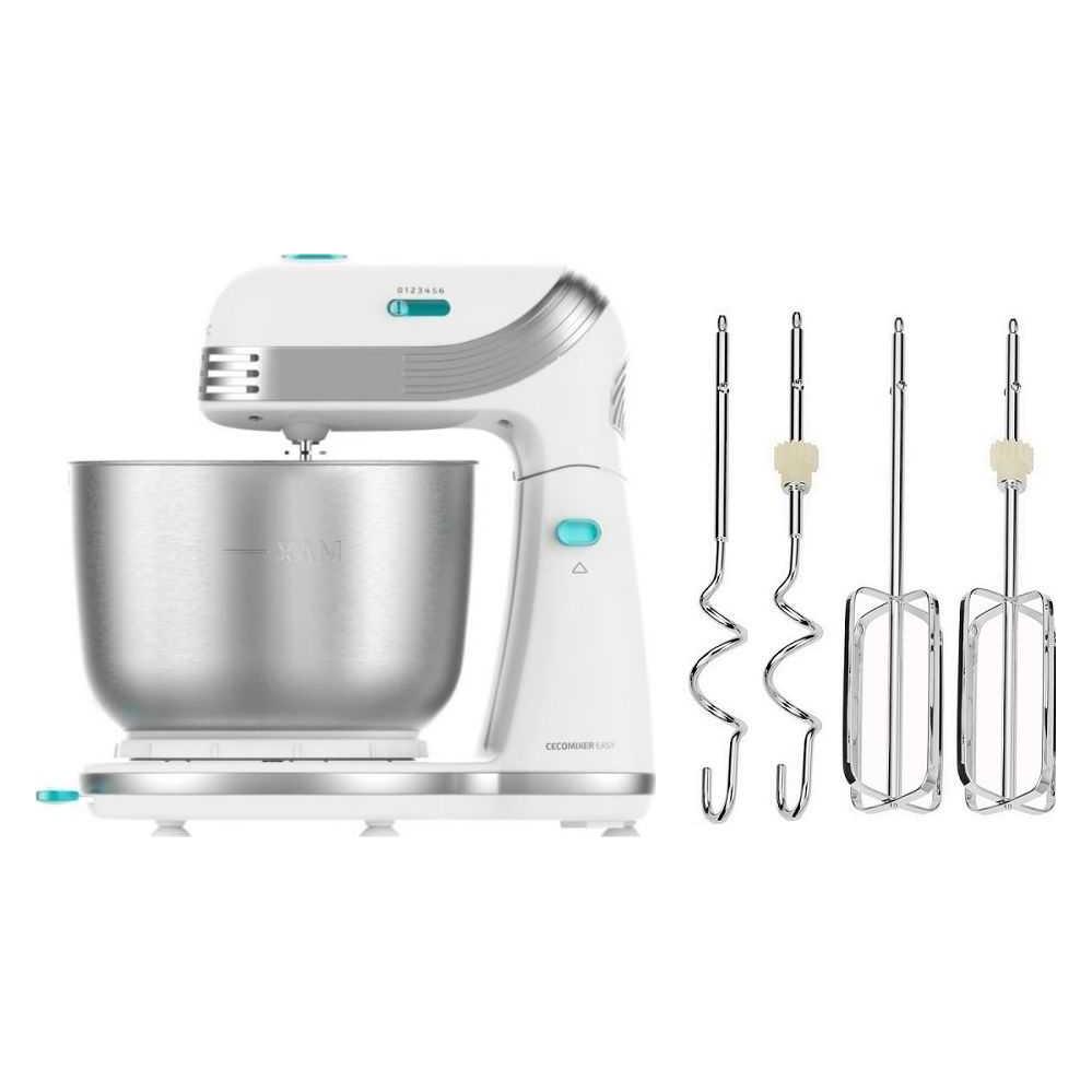 Cecotec Plakiklis 04128 Maisto kombainas Cecomixer Easy Baltas 5 functions 6 power levels and bowl slider (250 W) (7553656)