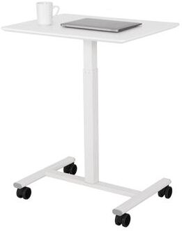 Seville Classics airLIFT® Height Adjustable Mobile Rolling Laptop Cart Desk