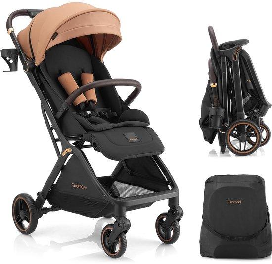 Faltbarer Kinderwagen - verstellbare Rückenlehne - Sonnendach - leicht und mit UV-Schutz