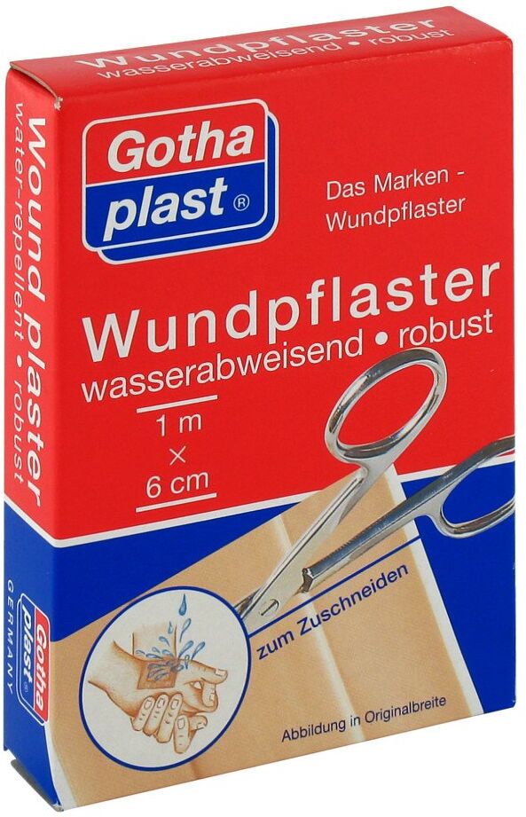 Gothaplast Wundpfl.robust 6 cmx 1 m wasserabweis.