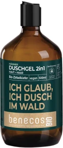 Benecos Bio Veganes Zirbelkiefer 2 in 1 Badegel 500 ml