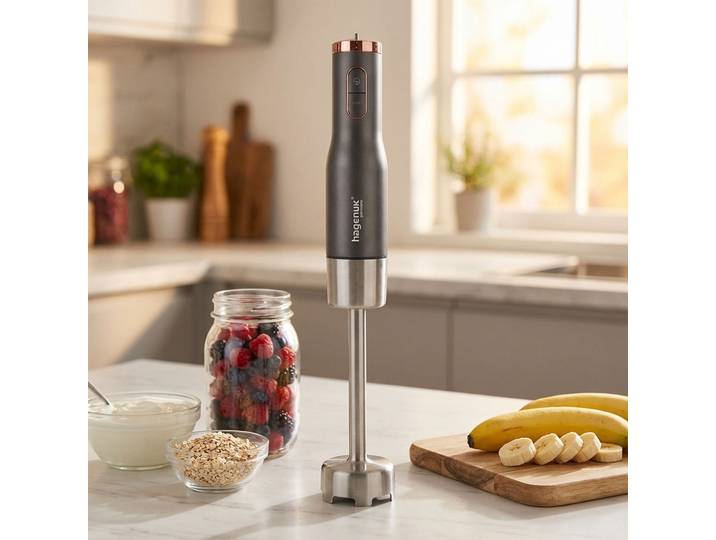 Stabmixer, anthrazit-roségold, 800 Watt