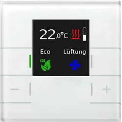 MDT technologies Glas Raumtemperaturregler Smart, ws SCN-RTRGW.02