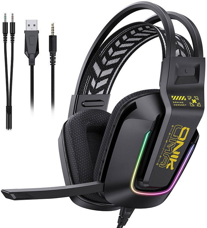 ONIKUMA X13 RGB Gaming Headset - Sort