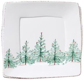 Vietri Melamine Lastra Holiday Square Platter