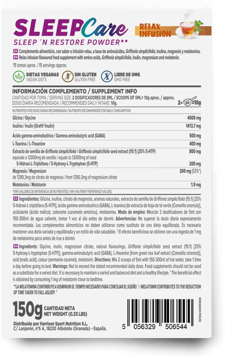HSN Sleep Care em pó 150g - Sono/descanso - Polvo - 15 Serviços