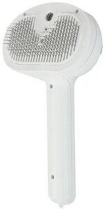 Everyday Crate Blue Light Antibacterial Pet Grooming Spray Brush & Massage Deshedding Comb white
