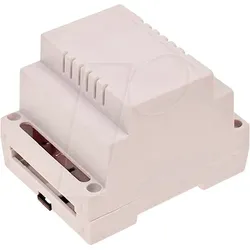 4U65070907340 - Hutschienengehäuse, 70 x 89 x 65 mm, lichtgrau