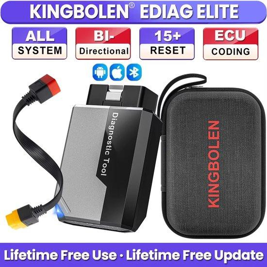 Corvance Auto Diagnosetool met OBD2 Kabel - Bluetooth 5.2 - Universele Codelezer Scanner voor Android en iOS