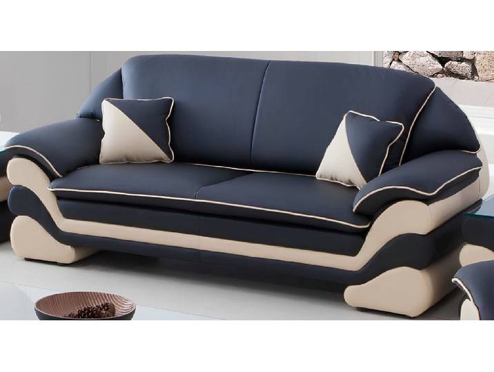 Xlmoebel 3-Sitzer Klassische Ledercouch mit hohem Sitzkomfort und elegantem Design, 3-Sitzer, Hergestellt in Europa