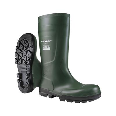 Stiefel DUNLOP "Work-It" Gr. 43, grün, 43, Obermaterial: 100% PVC PVC., Schuhe, Stiefel