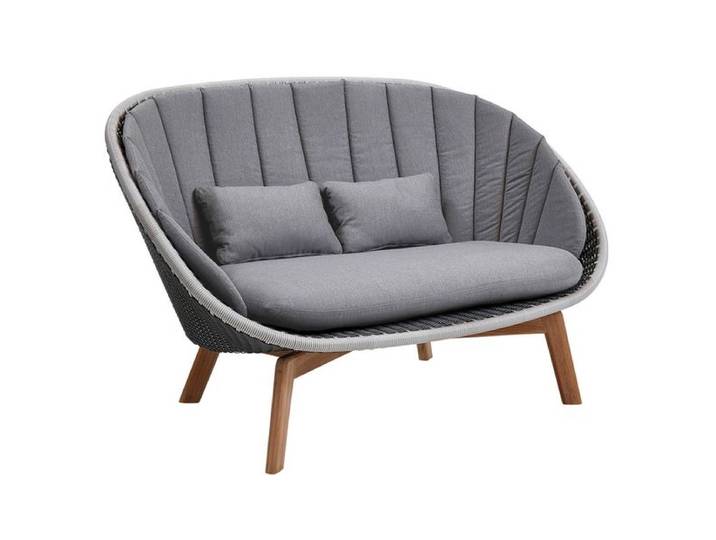Cane-Line Peacock Gartenloungesofa Teak/Geflecht