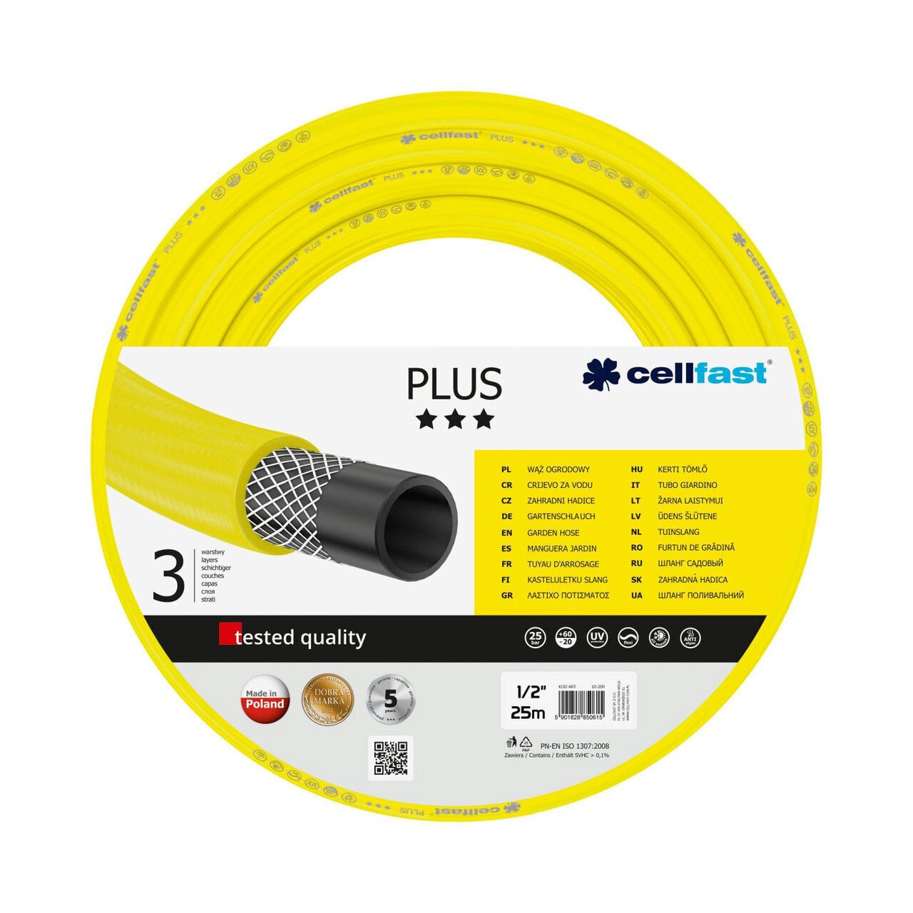 Cellfast Tuinslang PLUS, 1 inch, 25 meter