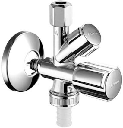 Schell Quick Kombi-Eckventil 035040699 Stecktechnik, verchromt