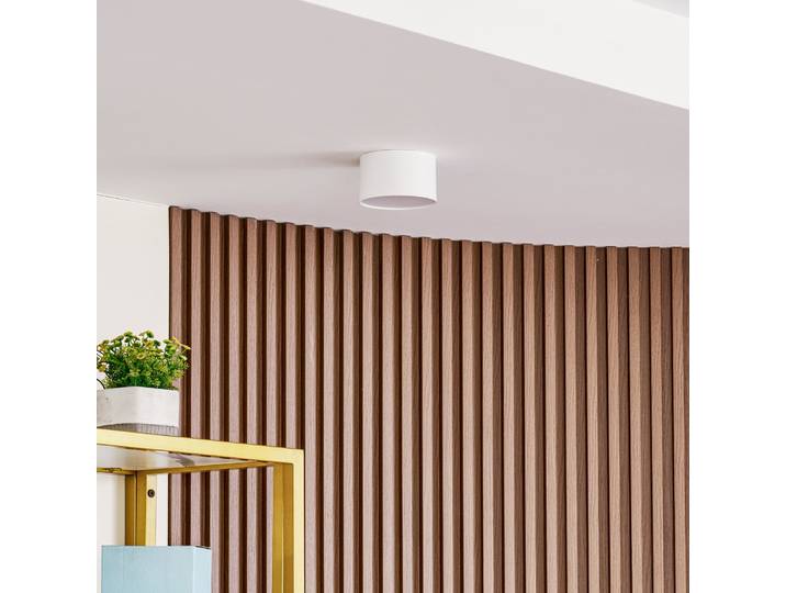 Nivoria LED Spot en Saillie Ø11 White - Lindby - Salon / séjour - Moderne - Aluminium - Rond