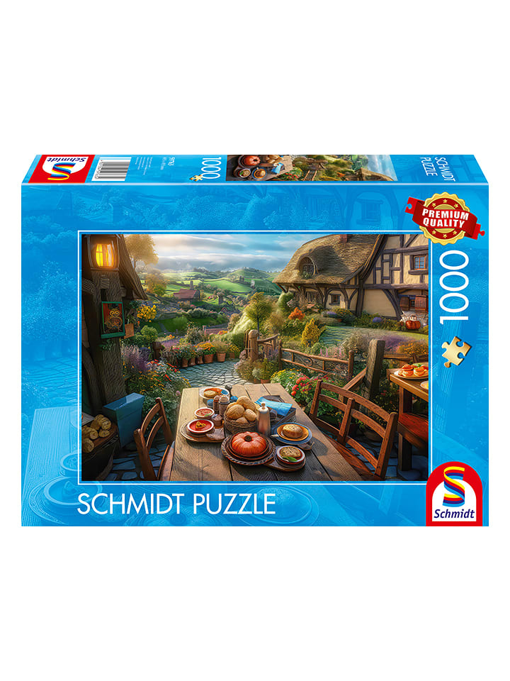 Schmidt Spiele 1.000tlg. Puzzle "Frühstück mit Aussicht" - ab 12 Jahren - onesize