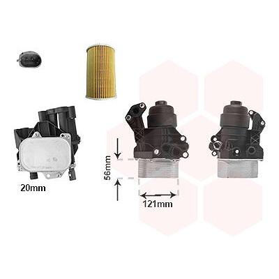 Van Wezel Ölkühler, Motoröl [Hersteller-Nr. 58013724] für VW, Man