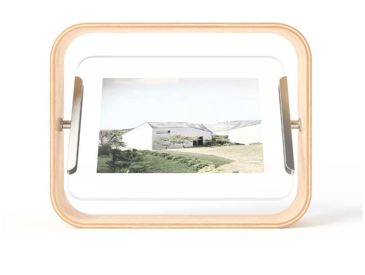 Bilderrahmen UMBRA, beige (natur), B:19cm H:24cm T:5cm, Bilderrahmen, Bilderrahmen