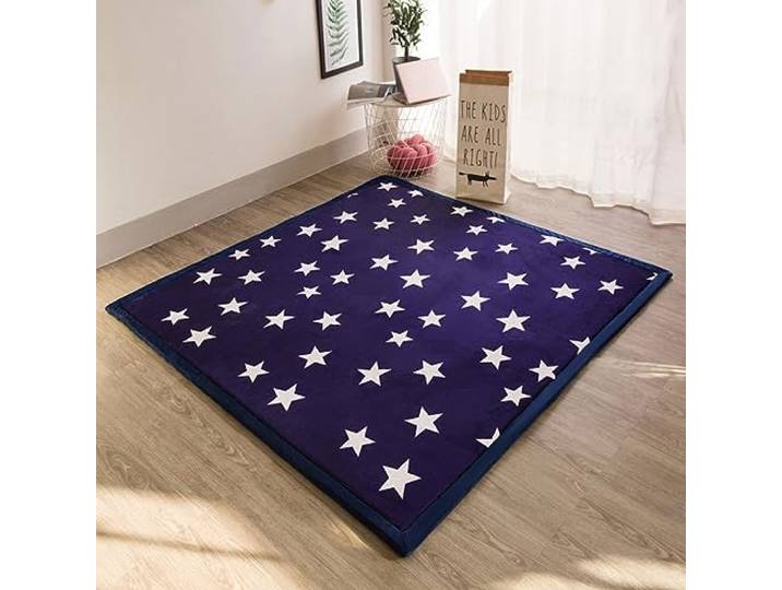 Dmkjdzsw Baby-Spielmatte, Krabbelmatte Kinderteppich, Rechteckig, Größen, Tatami-Yogamatte-Star-120 * 180cm