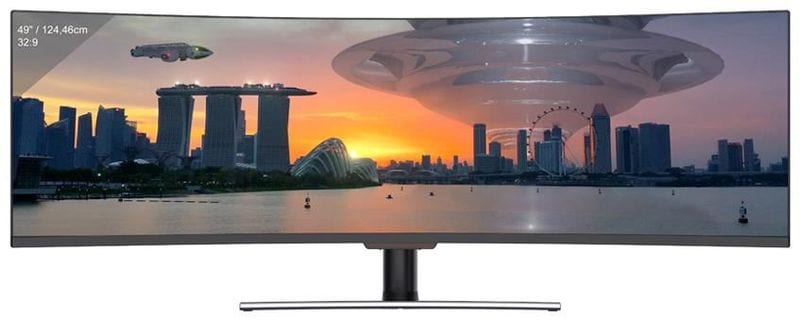 LC-Power M49-DFHD-144-C-Q 49 Zoll Curved VA LED 32:9 144 Hz Monitor LC-M49-DFHD-144-C-Q