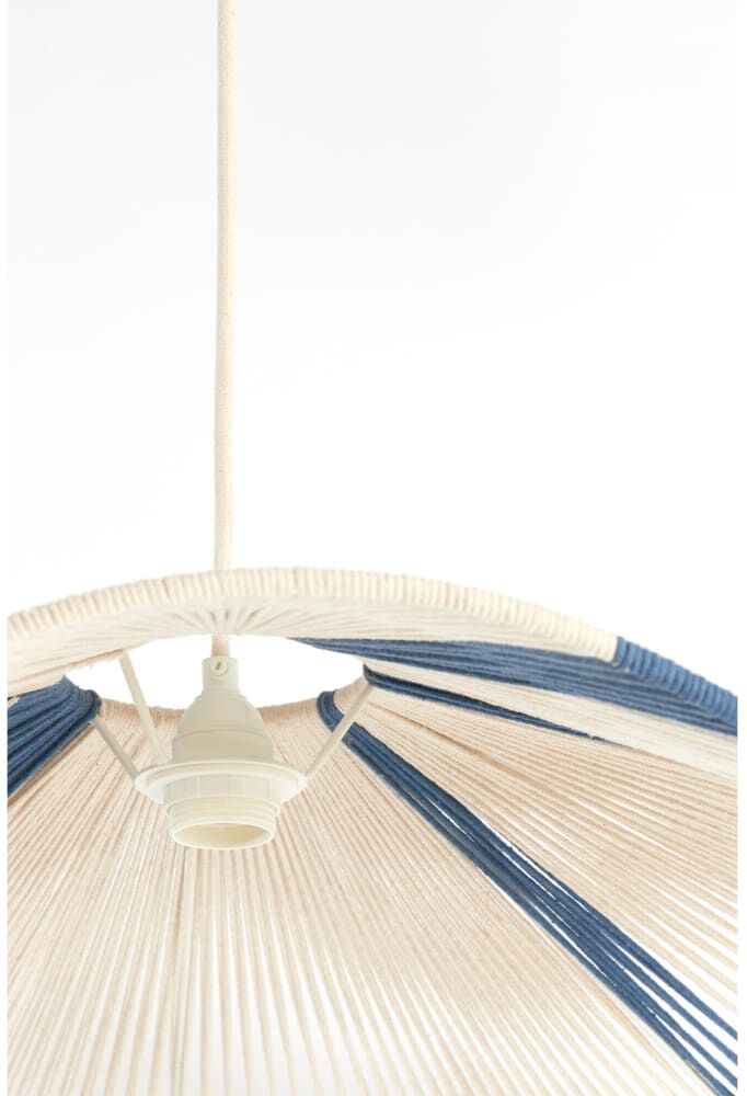 Light & Living Suspension textile bleu clair ø70cm Bleu 70x15x70cm