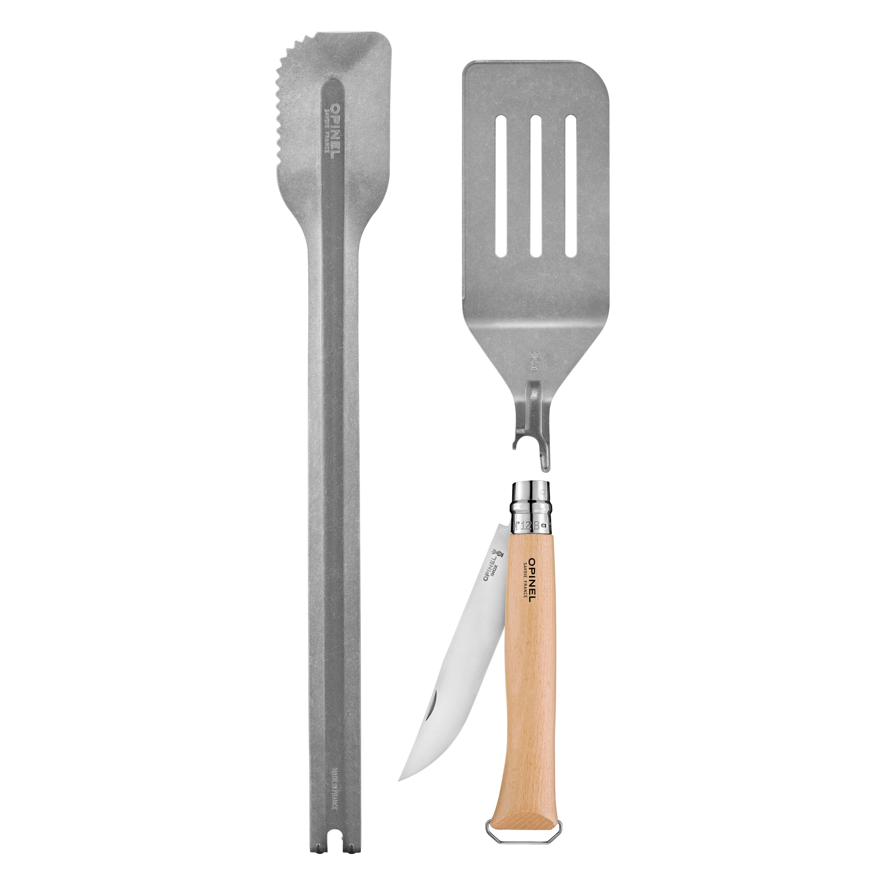 Opinel No 12B Barbecue-Set, zum Aufhängen, 3-teilig (002731)