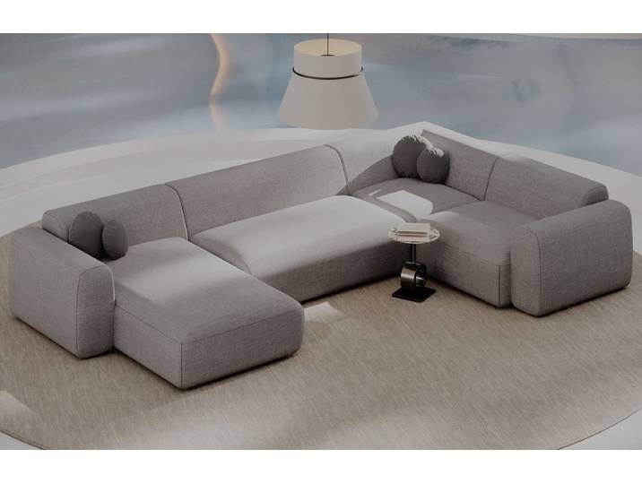Stoff Wohnlandschaft Cortegada U-Form