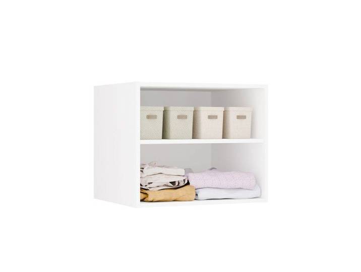 Openo - étagère modulable pour chambre à coucher - 60x50x50 cm - blanc