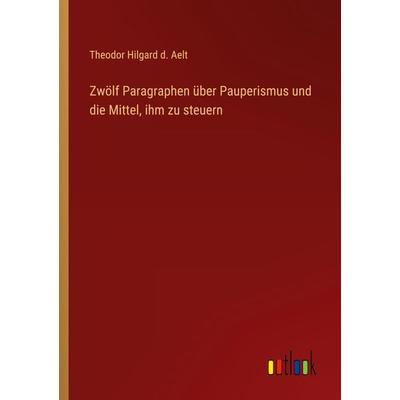 Zwölf Paragraphen über Pauperismus und die Mittel, ihm zu steuern, Taschenbuch von Theodor Hilgard d. Aelt, Outlook, 978-3-368-70266-3