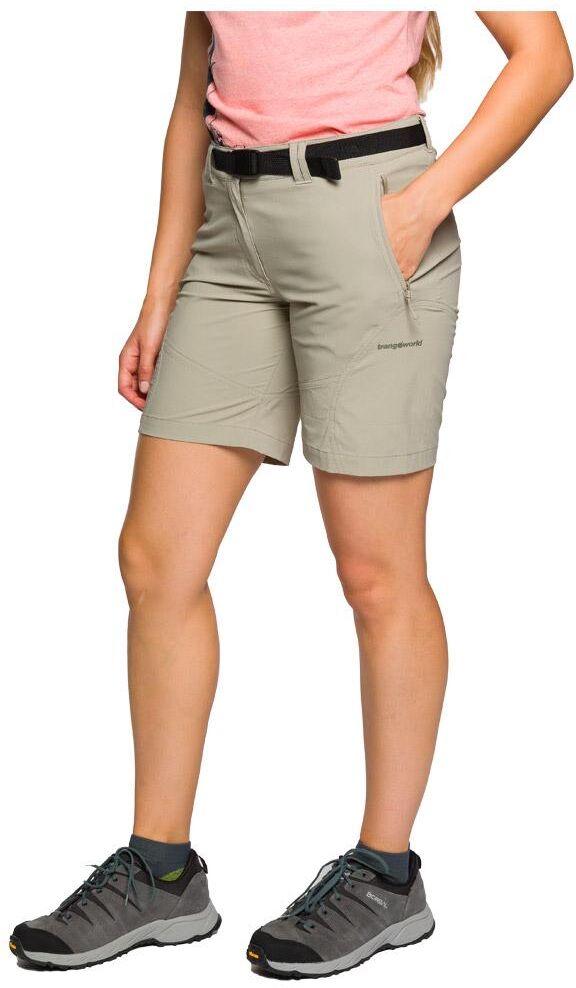 Trangoworld  - Assy Softshell Plaza Taupe - S - Short de rando