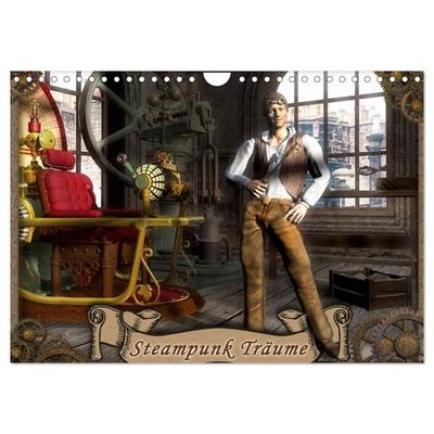 Steampunk Träume (Wandkalender 2026 DIN A4 quer), CALVENDO Monatskalender