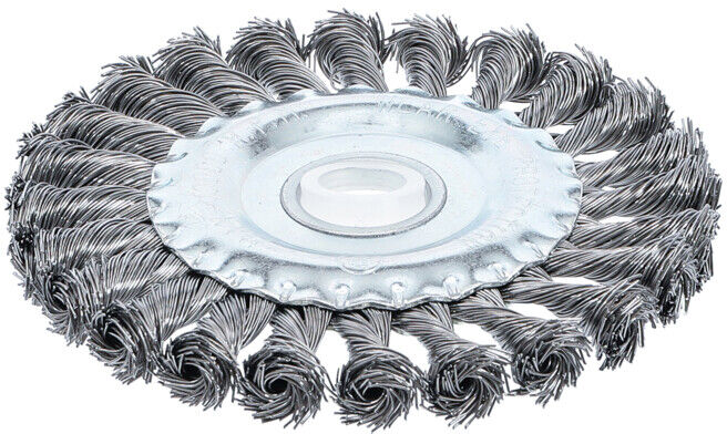 Brosse plate brosse ronde tressée Ø 125 mm BGS ; BGS technic (3986)
