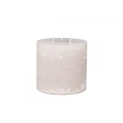 Chic Antique Macon 3-Docht-Stumpenkerze, H15/D15 cm, staubig rosa