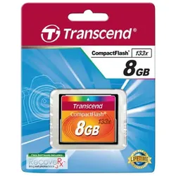 TRANSCEND CompactFlash Card 133x 8GB